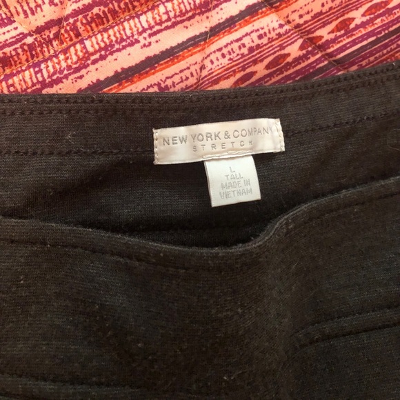 New York and Company Stretch Long Inseam Trousers - Picture 3 of 6